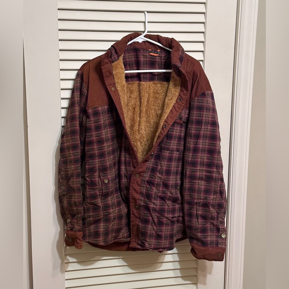 Men’s Large fleece lined jacket